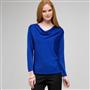 Draped Neck Top, , small