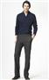 Basic Leg Trousers, Grey, small