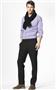 Microcheck Straight Leg Trousers, Light Black, small