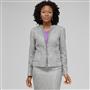 Fringe Trim Jacket, Zinc Multi, small