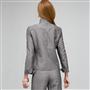 Washable Linen 2 Pocket Jacket, Black & White, small