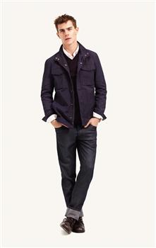 Refined Denim Pants, Indigo, large