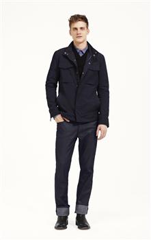 Refined Denim Pants, Indigo, large
