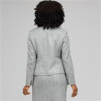 Fringe Trim Jacket, Zinc Multi, large