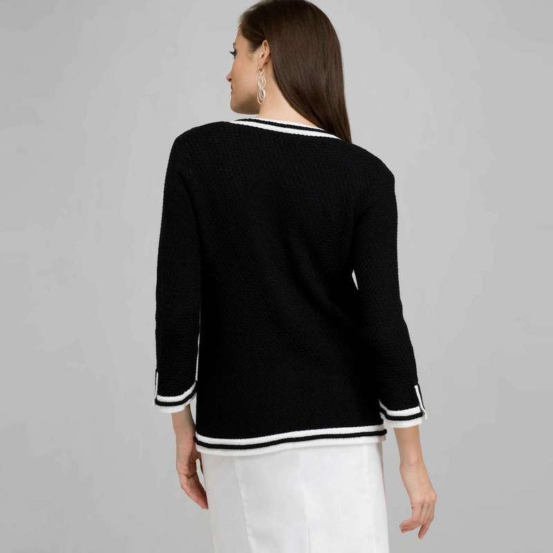 3/4 Sleeve Cardigan, , large